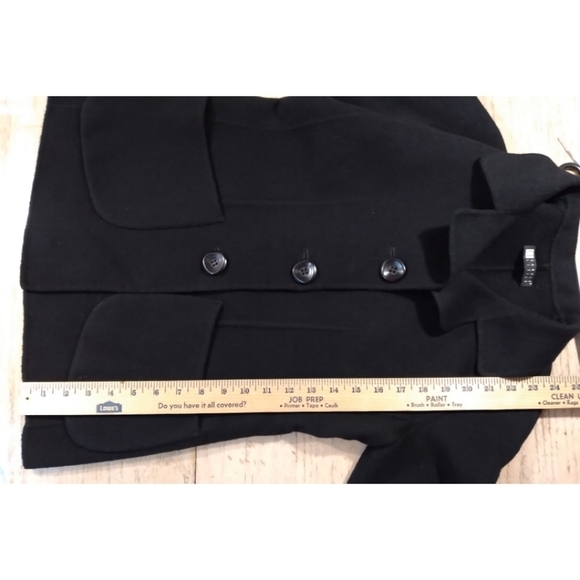 Carole Little black 100% wool handmade jacket XS - Picture 13 of 13